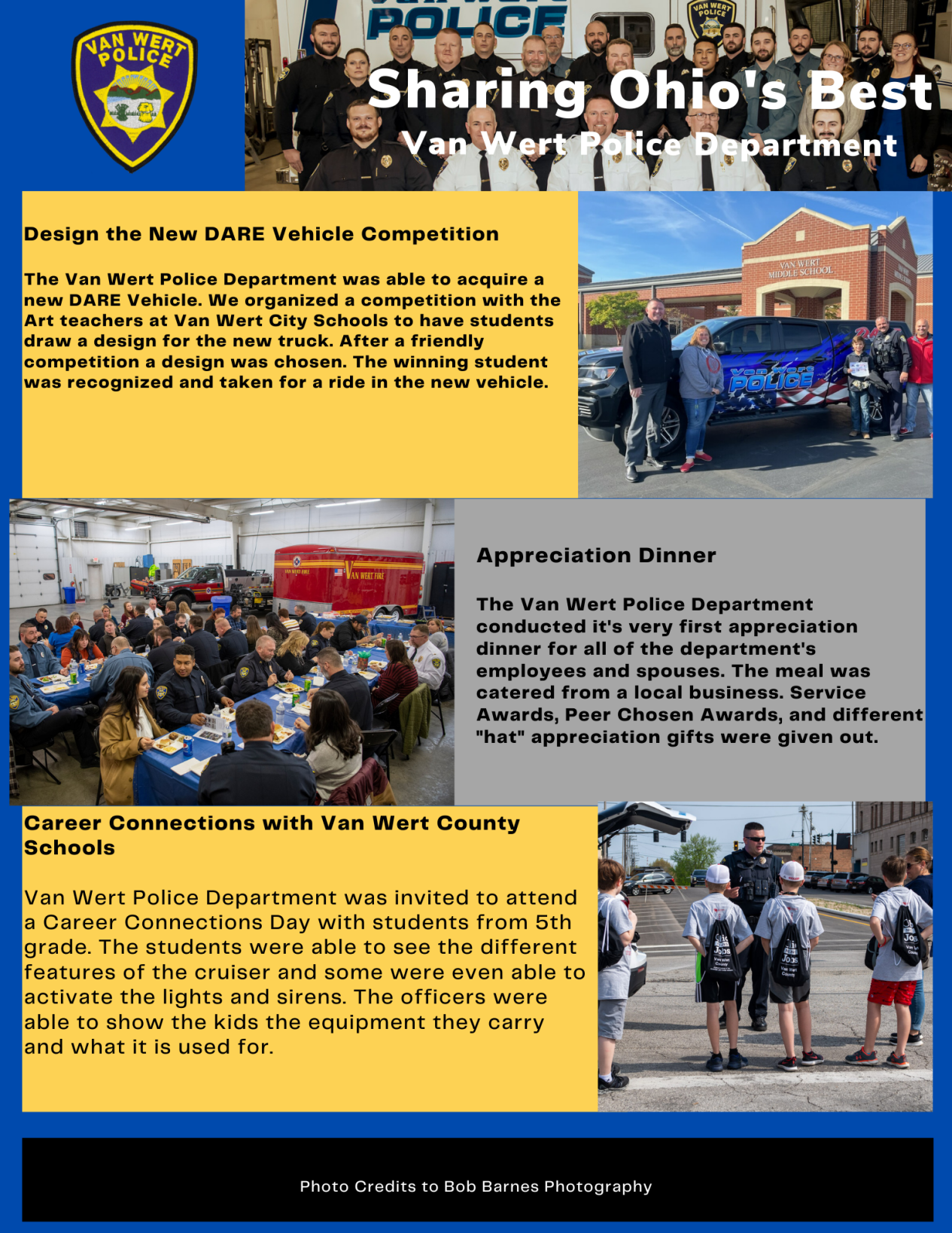 Sharing Ohio's Best Van Wert Police Department - 2